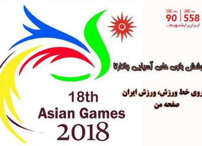 پوشش مسابقات آسیایی جاکارتا در برنامه های رادیو ایران