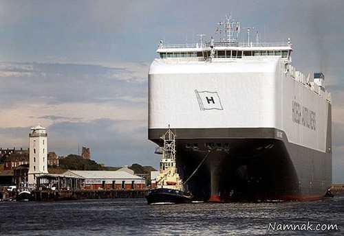 بزرگترین کشتی کروز حمل خودرو در دنیا