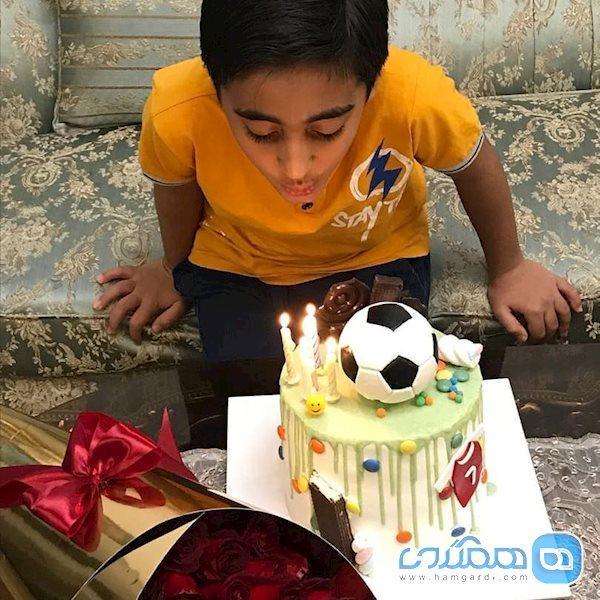 جشن تولد پسر المیرا شریفی مقدم در شرایط قرنطینه