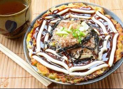 در مورد پیتزای ژاپنی یا اوکونومیاکی چیزی شنیده اید؟!