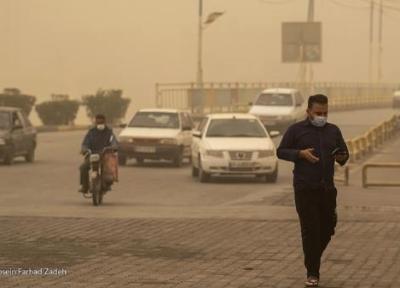 گردو غبار در 11 شهرستان خوزستان تداوم دارد