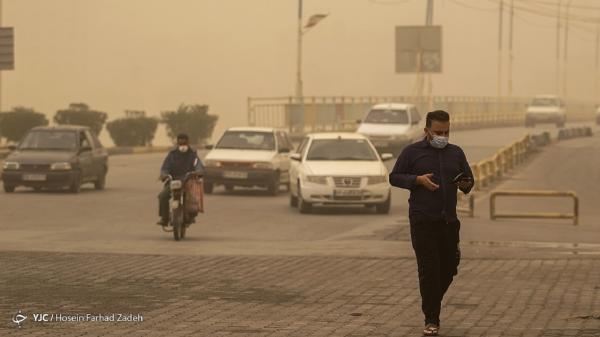 گردو غبار در 11 شهرستان خوزستان تداوم دارد