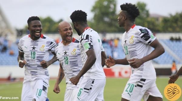 اعلام ترکیب غنا مقابل اروگوئه