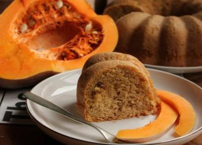 طرز تهیه کیک کدو حلوایی با شیره انگور یا خرما با کمترین میزان شکر